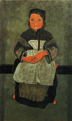 Little Breton Girl Seated(Portrait of Marie Francisaille)
